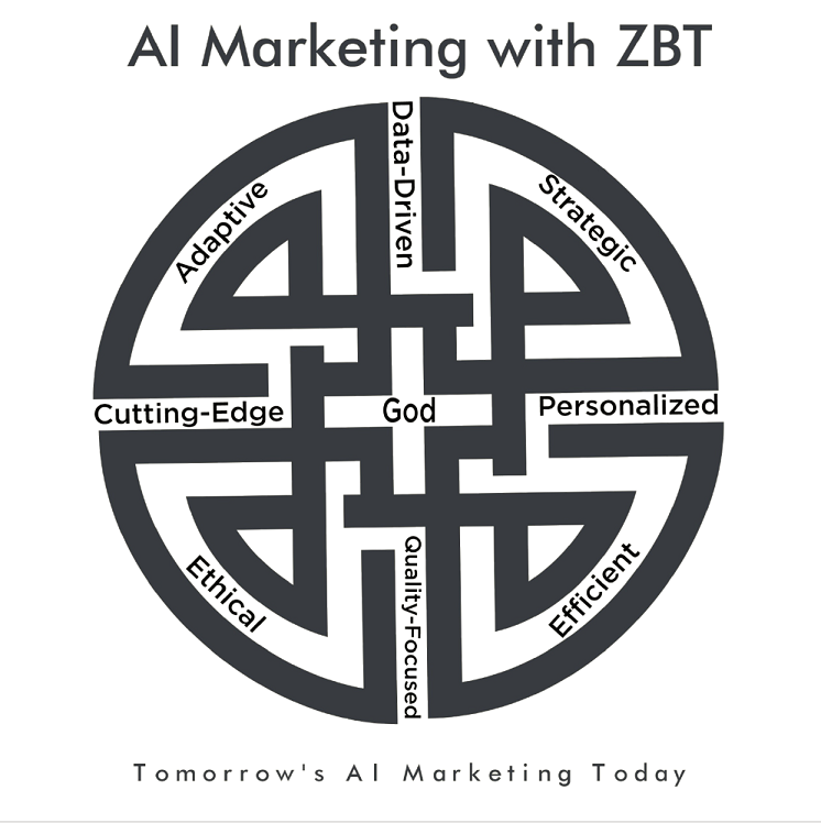 AI Marketing w ZBT Logo with wrods